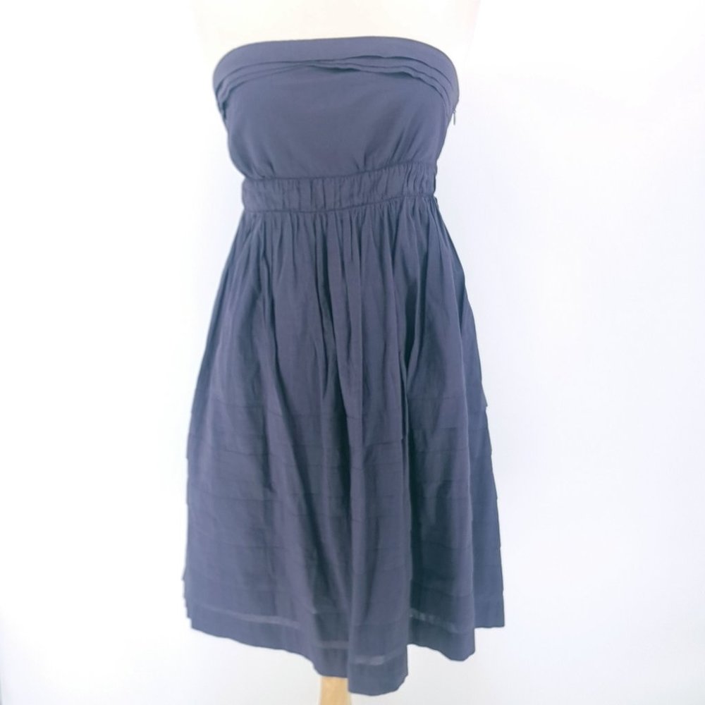 Maeve Strapless Navy Blue Sundress 2